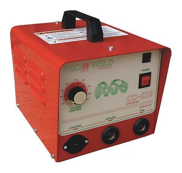 Stud Welder, Stud Range 14 ga., 1/4", Pro Weld, Mfr#: CD-212