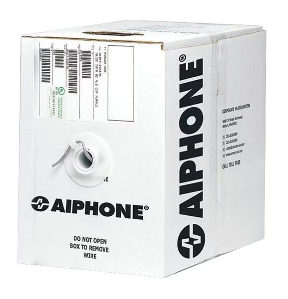18 AWG 4 Conductor Non-Shielded Wire 500 ft., Aiphone, Mfr#: 87180450C