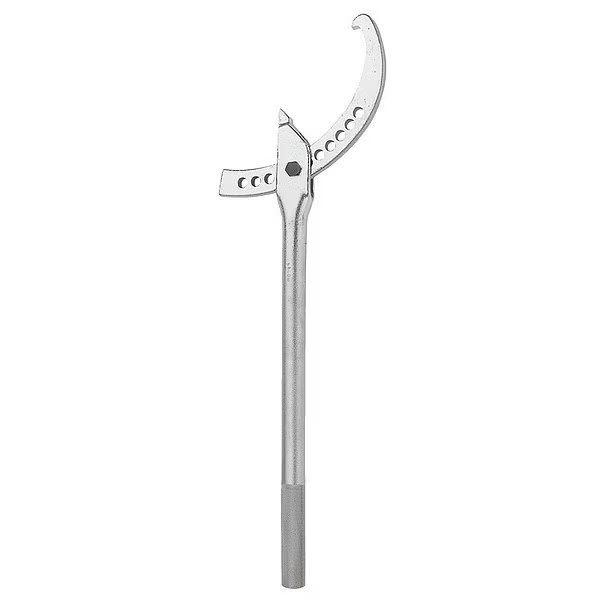 Adj. Hook Spanner Wrench, L 650mm, Facom, Mfr#: FA-119.3/4