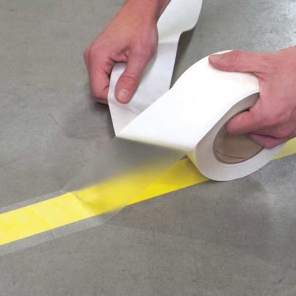 Floor Marking Tape, Roll, Clear, 5 in. W, Incom, Mfr#: FTL500