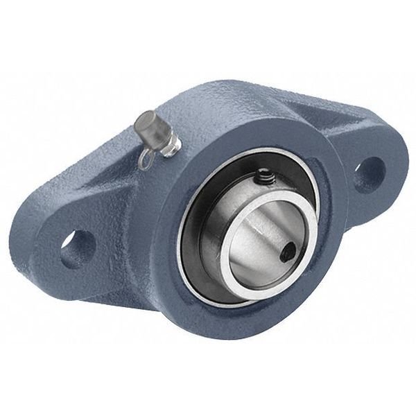 Flange Bearing, 2-Bolt, Ball, 1-3/16" Bore, Tritan, Mfr#: UCFL206-19