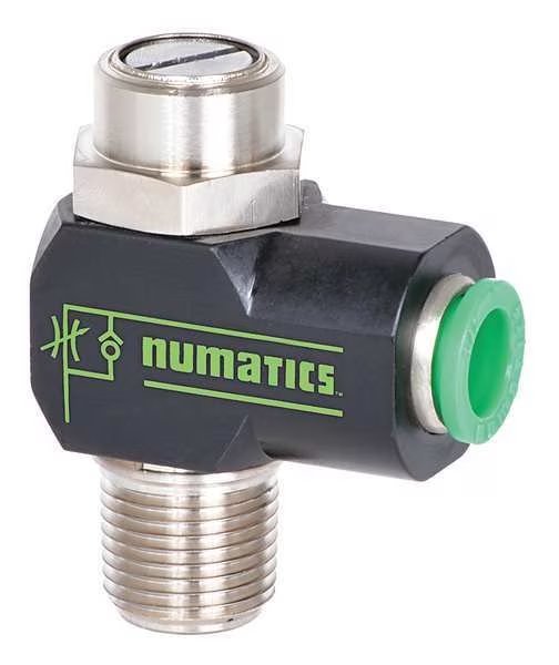 Swivel, 1/2In NPT, 1/2In Push In, Numatics, Mfr#: 4FPRN16