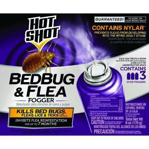 2 oz. Aerosol Indoor Only Insect Killer, 3PK, Hot Shot, Mfr#: HG-95911