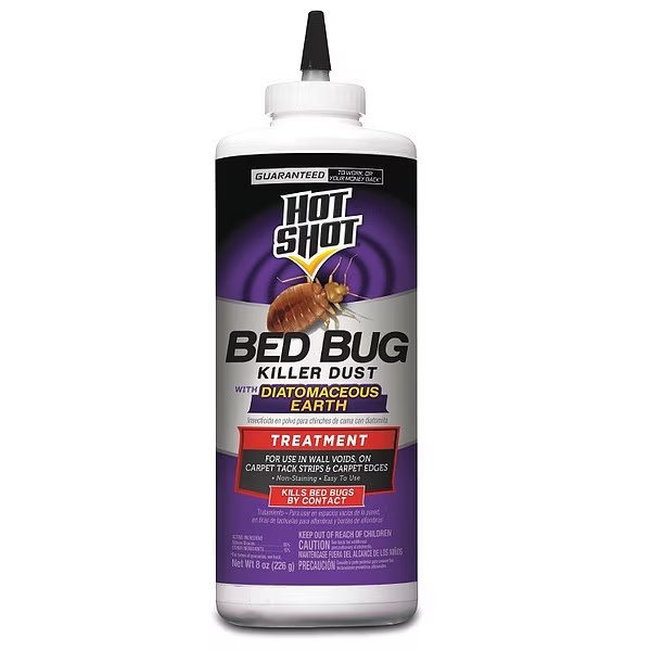 Bed Bug Killer, 8 oz., Powder, Hot Shot, Mfr#: HG-96446
