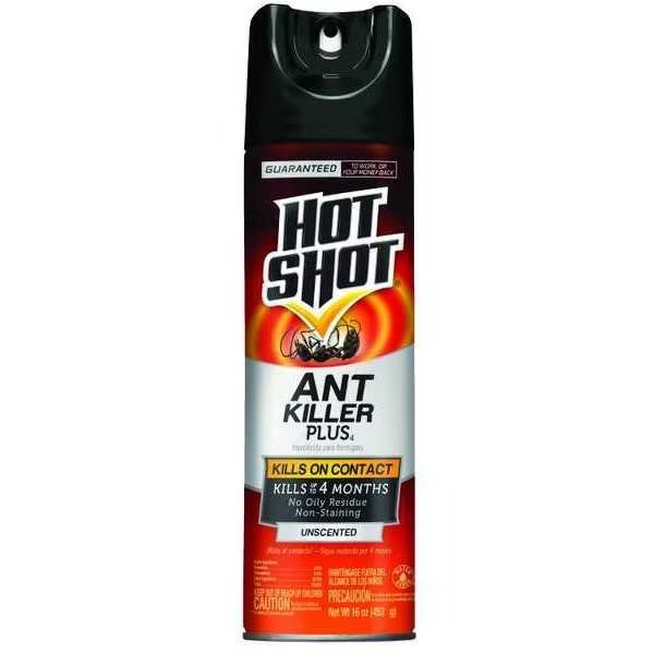 16 oz. Aerosol Indoor/Outdoor Ant Killer, Hot Shot, Mfr#: HG-4480