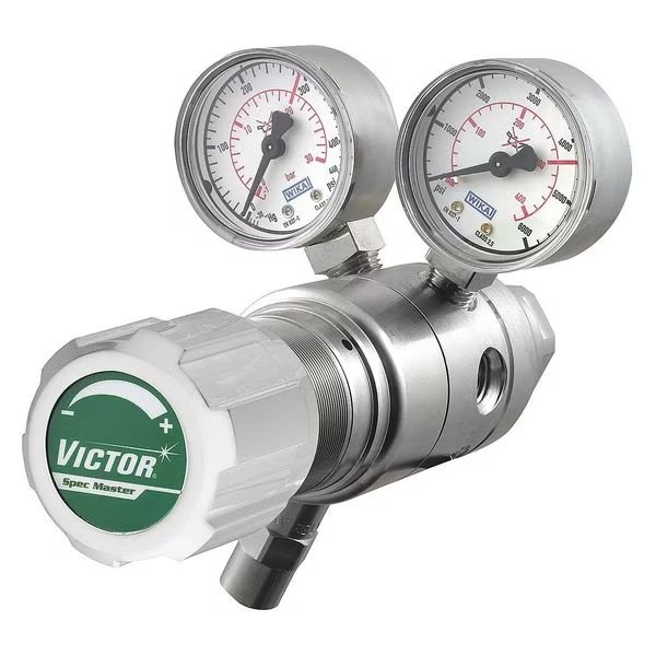Regulators, Two Stage, CGA-580, 1 to 150 psi, Use With: Inert, Victor, Mfr#: 4000-9364