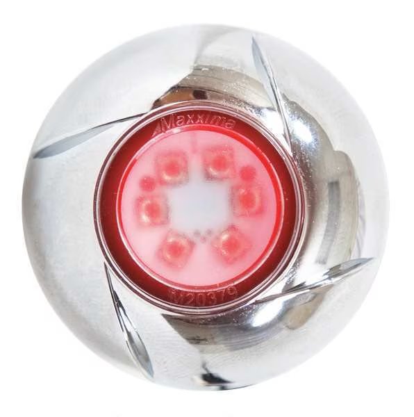 Auxiliary Warning Light, LED, 600mA, Red, Maxxima, Mfr#: M20379RCL