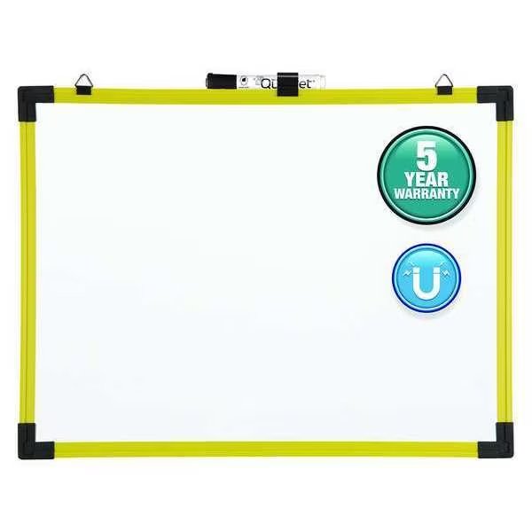 48"x72" Magnetic Steel Whiteboard, Yellow, Quartet, Mfr#: 724127