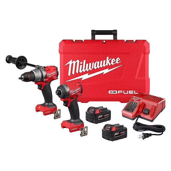 Combo Kit, Hammer Drill, Impact Driver, Milwaukee Tool, Mfr#: 3696-22