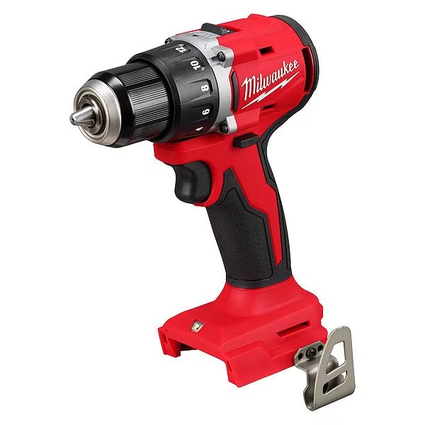 Compact Drill/Driver Kit, Brushless, 1/2in, Milwaukee Tool, Mfr#: 3601-20, 48-11-1820