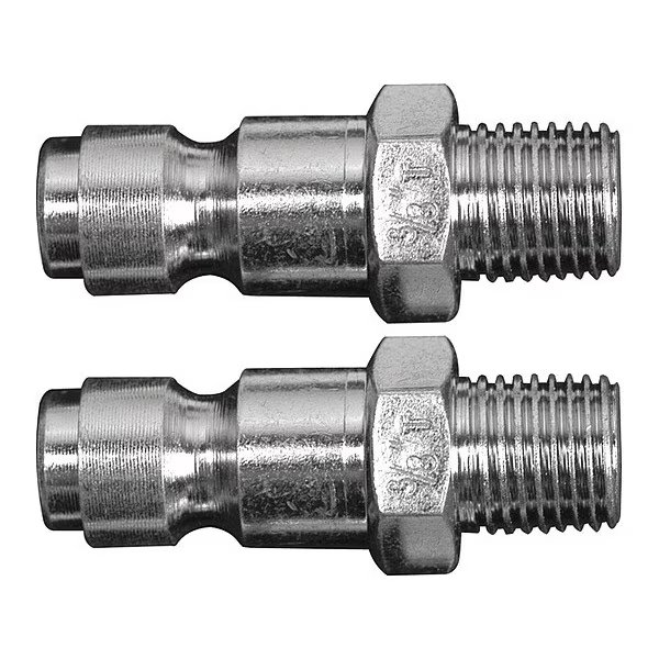 Plug, 3/8" Auto, 1/4" Male NPT, Campbell Hausfeld, Mfr#: PA101100AV