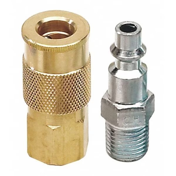 IND Coupler And Plug, 1/4", Campbell Hausfeld, Mfr#: MP515500AV