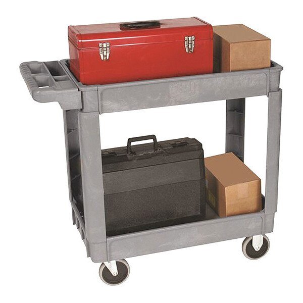 Shelf Cart 550 lb. Capacity, 43-1/2"L x 25"W x 35-1/2"H, Wesco, Mfr#: 270434
