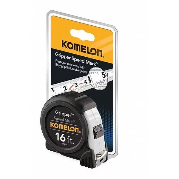 16 ft. Tape Measure, 1" Blade, Komelon, Mfr#: SM5416