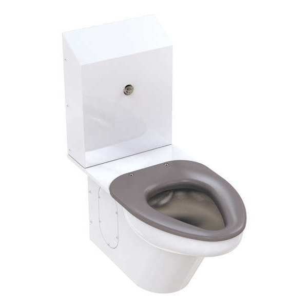 Ligature Resistant Toilet, 1.6 gpf, Floor Mount, Elongated, White, Bestcare, Mfr#: WH2142-2802-1.6