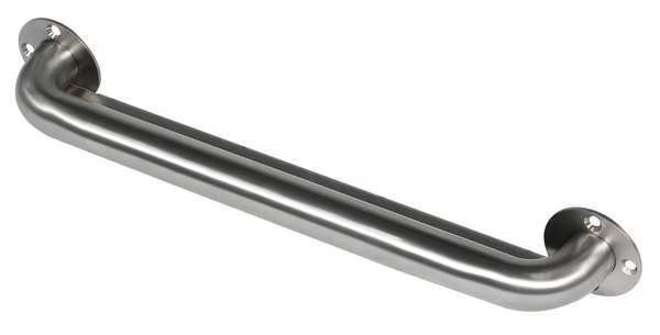 18" L, Ligature Resistant, Stainless Steel, Ligature Resistant Grab Bar, Stainless steel, Bestcare, Mfr#: WH1109-7
