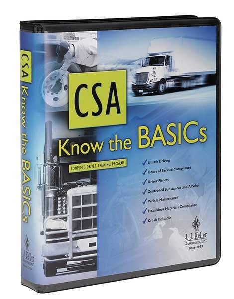 DVD Training Program, CSAA Drivers Guide, Jj Keller, Mfr#: 27677