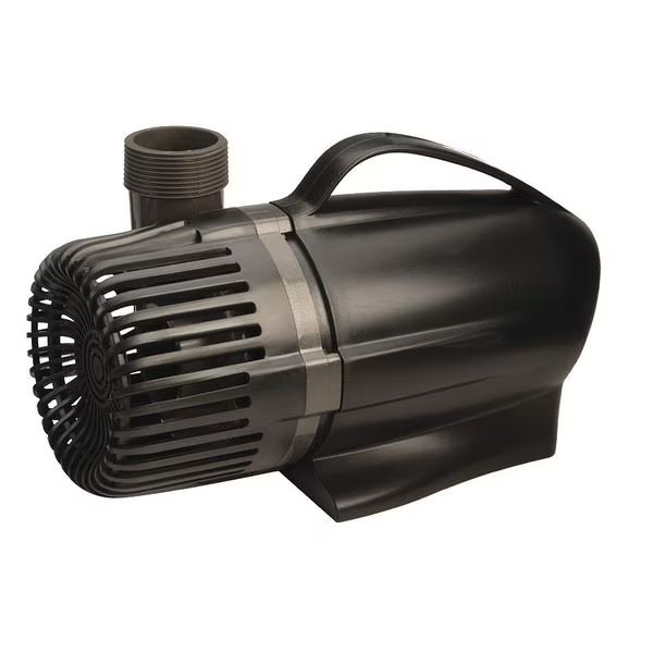 Waterfall Pump, ABS, 9/64 HP, 9 psi, 120V, Pond Boss, Mfr#: 52719