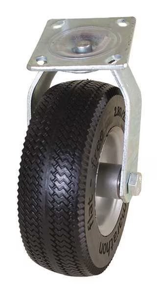 Flat Free Swivel Caster, 8-1/2 in, 275 lb., Marastar, Mfr#: #00316