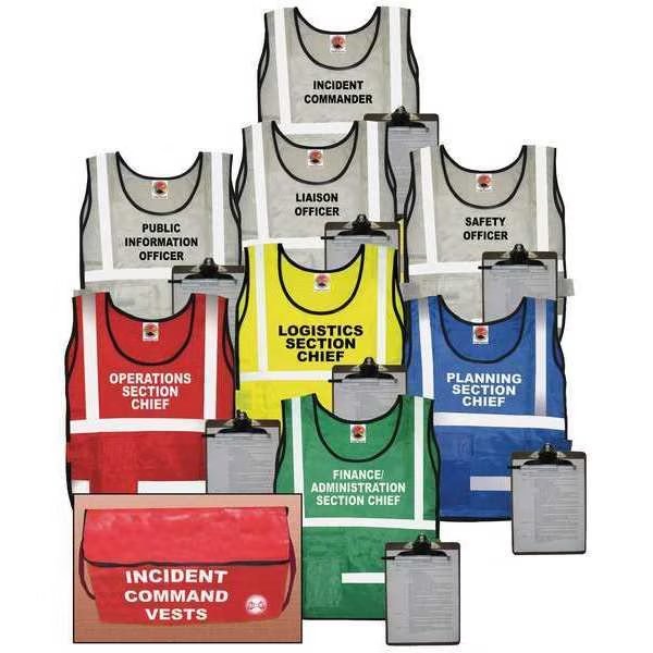 Incident Command Kit, 8 Vests, Disaster Management Systems, Mfr#: DMS 05301