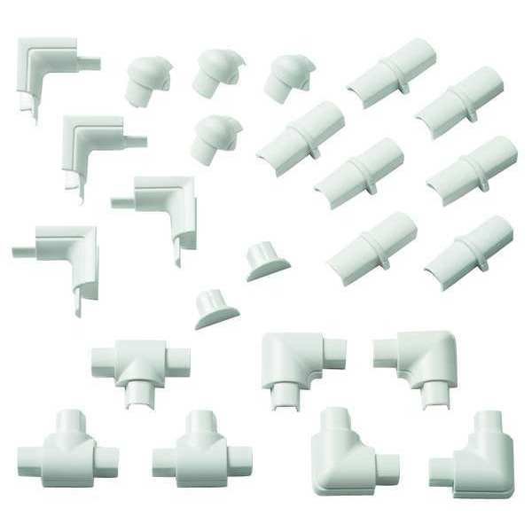 Accessory Pack, White, ABS, Accessory Kits, D-Line, Mfr#: US/1608SAP24/GR