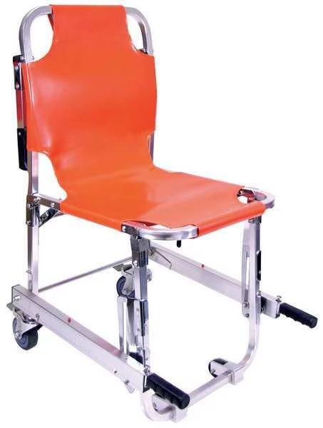 Stair Chair, 350 lb. Cap., Orange, Medsource, Mfr#: MS-90042