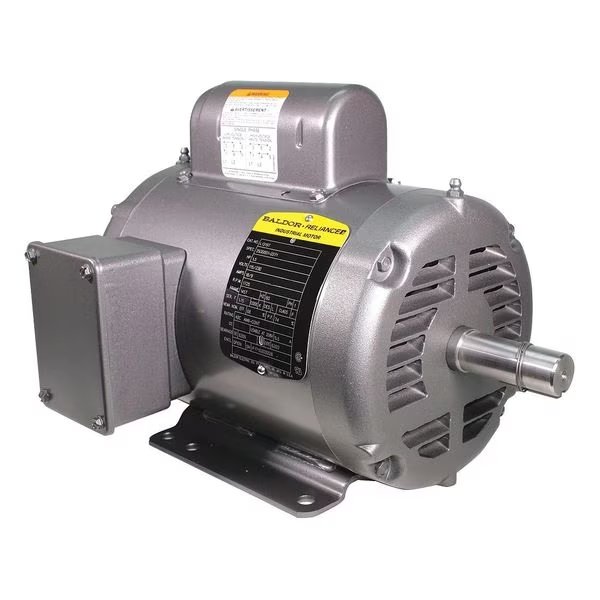 Capacitor-Start General Purpose Motor, 1 1/2 HP, 115/230V AC Voltage, 145T Frame, Baldor-Reliance, Mfr#: L1319T