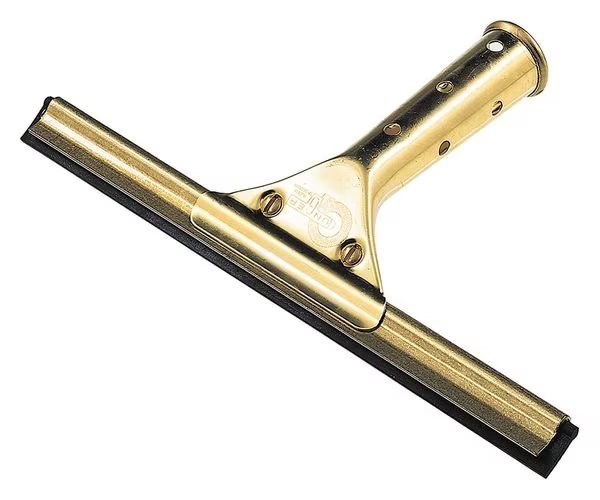 UNGER Gold 10" Brass Window Squeegee, Unger, Mfr#: GS250