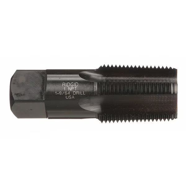 Pipe Tap, 1"-11-1/2, Taper, 4 Flutes, NPT, Ridgid, Mfr#: E-5117