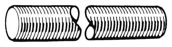 Fully Threaded Rod, M10-1.5mm, 1 m, Steel, Grade B7, Black Oxide Finish, EnjoyTool Select, Mfr#: M22100.100.1000