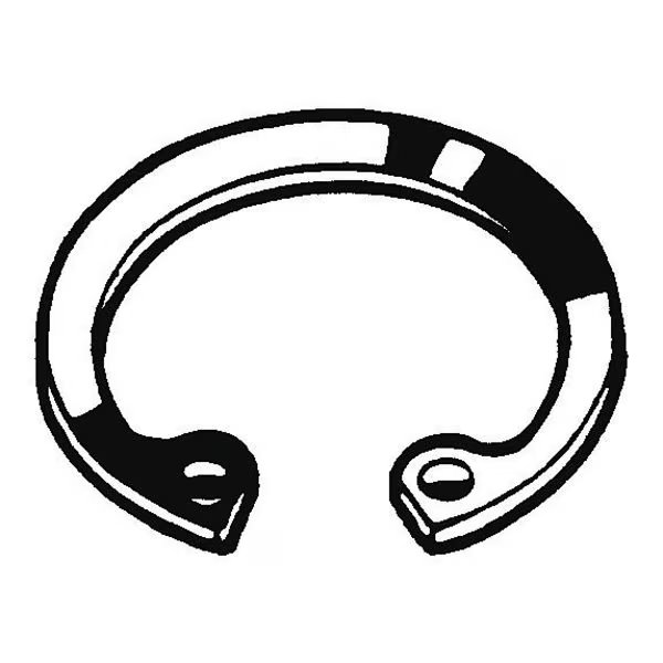 Internal Retaining Ring, Steel, Plain Finish, 92 mm Bore Dia., 5 PK, EnjoyTool Select, Mfr#: M36050.092.0001