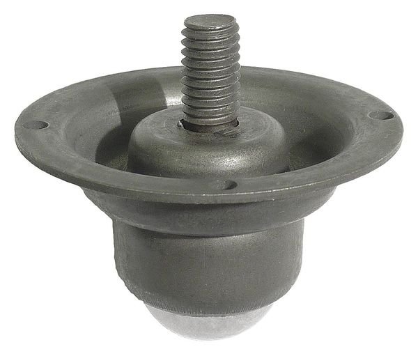 Ball Transfer, Flng/Stud, 1In Ball Dia, Ashland Conveyor, Mfr#: BT FS 3/8-16 1DIA 150 CS/CS