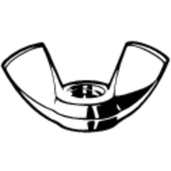 Wing Nut, M6-1.00, 18-8 Stainless Steel, Plain, 12.90 mm Ht, 26-51/64 mm Max Wing Span, 50 PK, EnjoyTool Select, Mfr#: M51810.060.0001