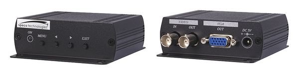 High Resolution Video-Vga Converter, Includes Power Supply, Speco Technologies, Mfr#: BNCVGAHR