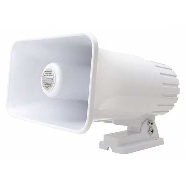 PA Weatherproof Speaker, Horn, 30W, ABS, Speco Technologies, Mfr#: SPC15RP