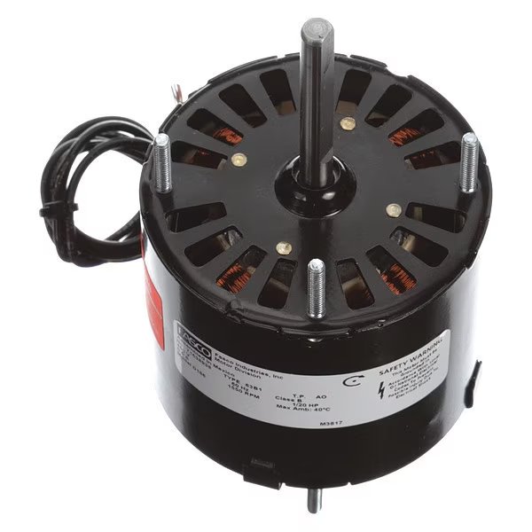 HVAC Motor, 1/20 HP, 1550 rpm, 460V, 3.3, Fasco, Mfr#: D186