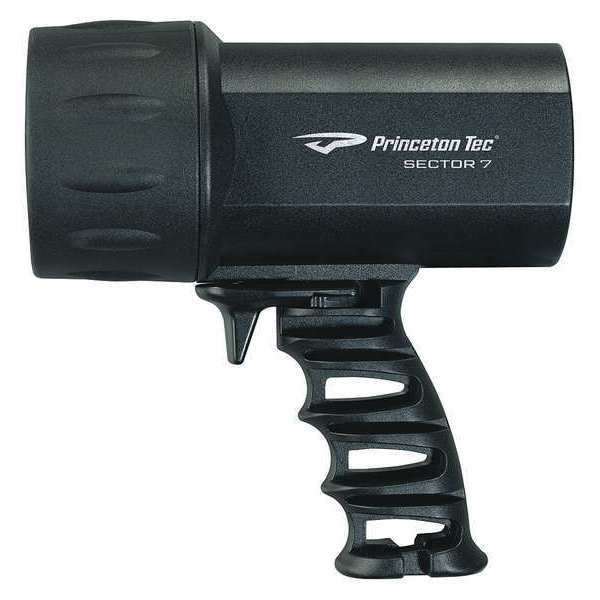 Industrial Spotlight, LED, Black, Princeton Tec, Mfr#: S722-BK