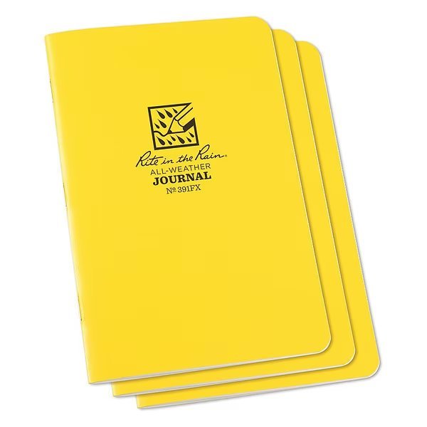 All Weather Notebook, Journal, PK3, Rite In The Rain, Mfr#: 391FX
