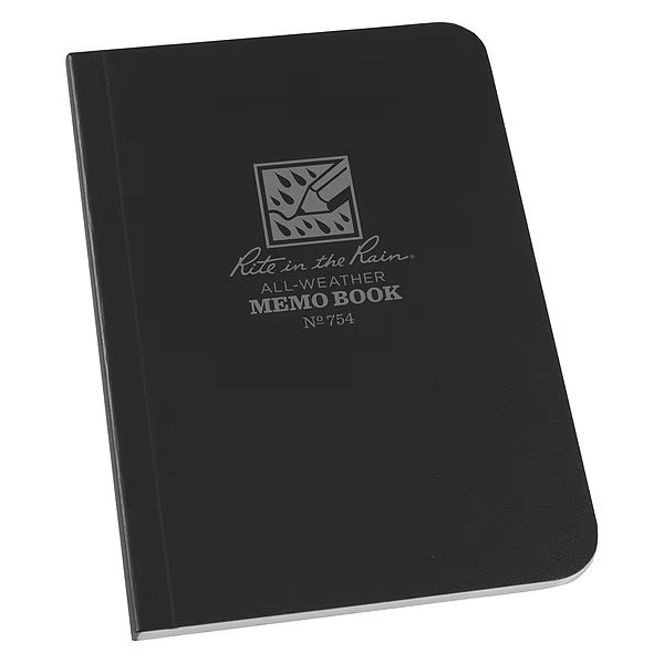 All Weather Field Book, Uni, 3-1/2in.x5in., Rite In The Rain, Mfr#: 754
