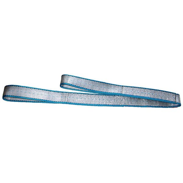 Web Sling, Type 3, 3 ft L, 1 in W, Polyester, Silver, Lift-All, Mfr#: EE2801TFX3