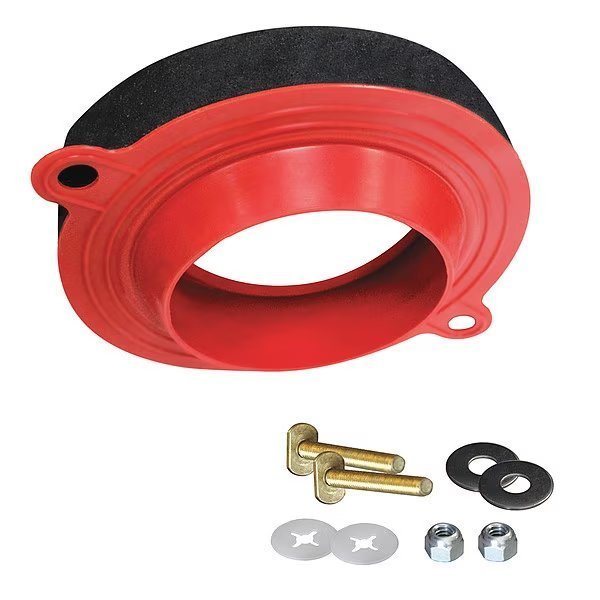 Wax-FreeSeal Kit, ForUsewithUnvrslFit, Red, Korky, Mfr#: 6000BP