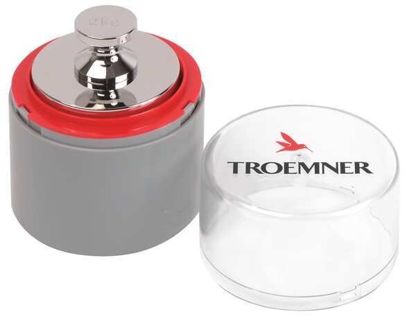 Precision Weight, 2kg, Class 1, NVLAP, Troemner, Mfr#: 7012-1W