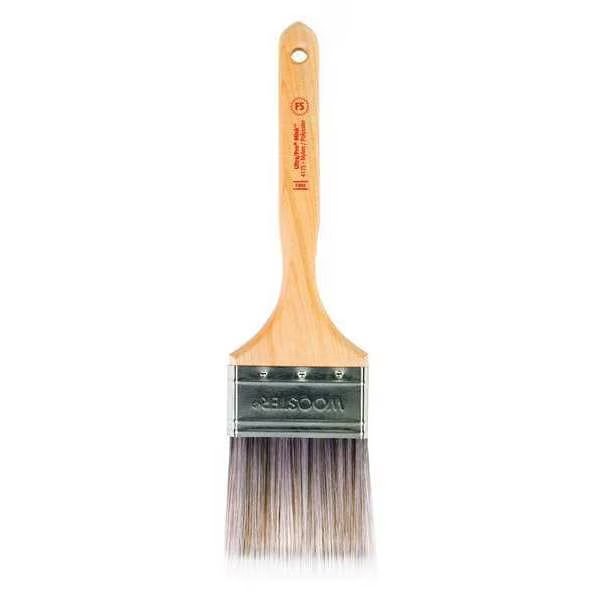 3" Flat Sash Paint Brush, Nylon/Polyester Bristle, Wood Handle, Wooster, Mfr#: 4175-3