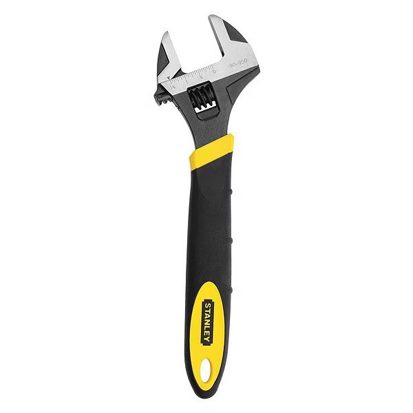 Bi-Material Adjustable Wrench – 12", Stanley, Mfr#: 90-950