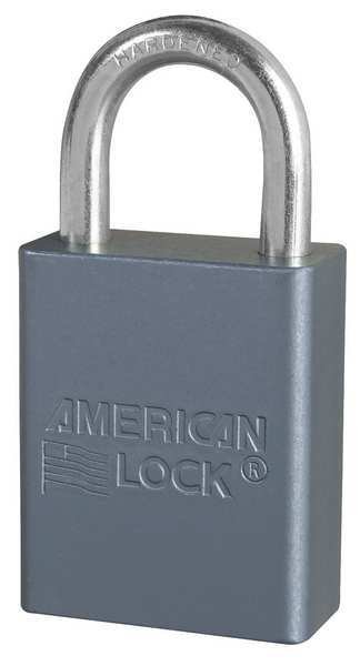 Lockout Padlock, KA, Silver, American Lock, Mfr#: A30KA