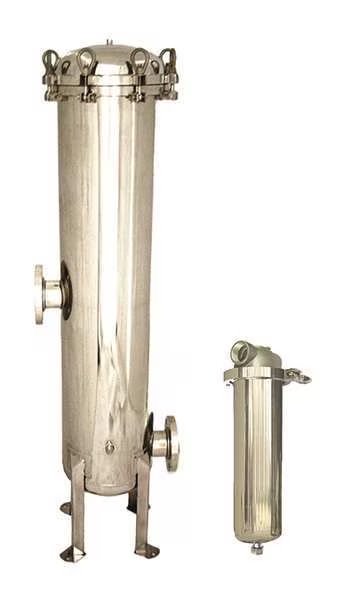 Cartridge Filter Vessel, 5 gpm, 100 psi, Fulflo, Mfr#: EHG01S1T