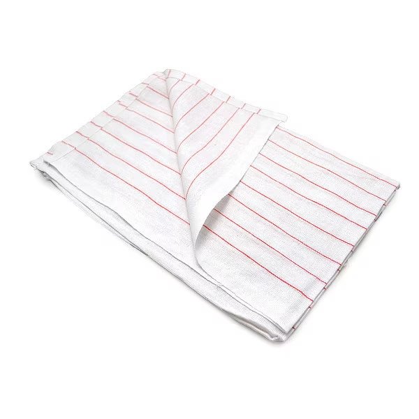 Glass Towel, 15x25 In, Striped, PK12, R & R Textile, Mfr#: 31600