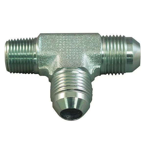 Adpt, MNPT/MJIC/MJIC, 3/8-18, 9/16-8, Tee, Eaton Aeroquip, Mfr#: 2028-6-6S