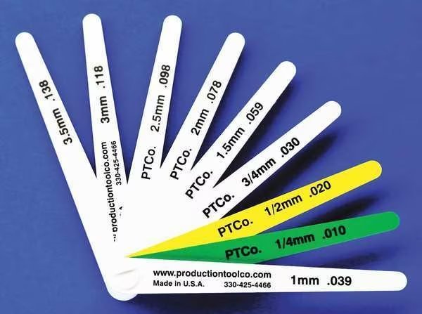 Feeler Gauge, 0.59 In Thick, 4 In L Blade, Assembly Tool, Mfr#: L - 912