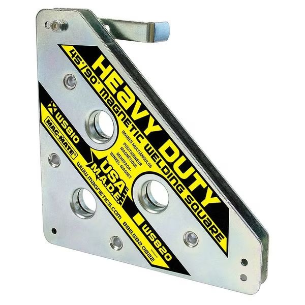 Magnetic Weld Square, 8x8in, 160lb, Mag-Mate, Mfr#: WS810
